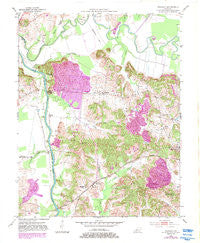 Equality Kentucky Historical topographic map, 1:24000 scale, 7.5 X 7.5 Minute, Year 1952