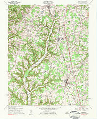 Eubank Kentucky Historical topographic map, 1:24000 scale, 7.5 X 7.5 Minute, Year 1961