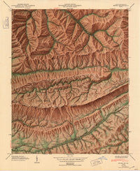 Ewing Virginia Historical topographic map, 1:24000 scale, 7.5 X 7.5 Minute, Year 1949