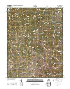 Ezel Kentucky Historical topographic map, 1:24000 scale, 7.5 X 7.5 Minute, Year 2013