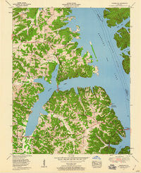 Fairdealing Kentucky Historical topographic map, 1:24000 scale, 7.5 X 7.5 Minute, Year 1955