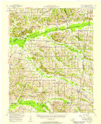 Fancy Farm Kentucky Historical topographic map, 1:62500 scale, 15 X 15 Minute, Year 1952