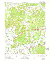 Farmers Kentucky Historical topographic map, 1:24000 scale, 7.5 X 7.5 Minute, Year 1970