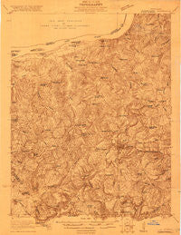 Fords Ferry Illinois Historical topographic map, 1:48000 scale, 15 X 15 Minute, Year 1921