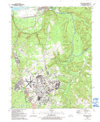 Fort Knox Kentucky Historical topographic map, 1:24000 scale, 7.5 X 7.5 Minute, Year 1991