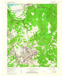 Fort Knox Kentucky Historical topographic map, 1:24000 scale, 7.5 X 7.5 Minute, Year 1960