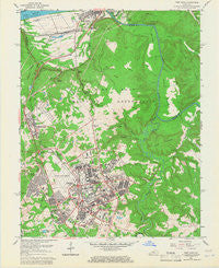 Fort Knox Kentucky Historical topographic map, 1:24000 scale, 7.5 X 7.5 Minute, Year 1960