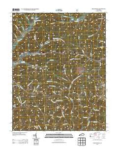 Frenchburg Kentucky Historical topographic map, 1:24000 scale, 7.5 X 7.5 Minute, Year 2013
