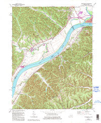 Friendship Ohio Historical topographic map, 1:24000 scale, 7.5 X 7.5 Minute, Year 1968