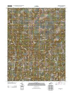 Garfield Kentucky Historical topographic map, 1:24000 scale, 7.5 X 7.5 Minute, Year 2013