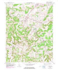 Garfield Kentucky Historical topographic map, 1:24000 scale, 7.5 X 7.5 Minute, Year 1953