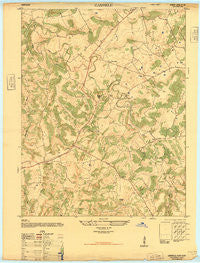 Garfield Kentucky Historical topographic map, 1:24000 scale, 7.5 X 7.5 Minute, Year 1947