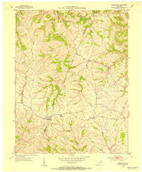 Germantown Kentucky Historical topographic map, 1:24000 scale, 7.5 X 7.5 Minute, Year 1952