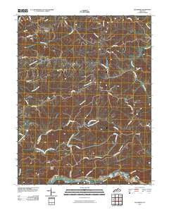 Glensboro Kentucky Historical topographic map, 1:24000 scale, 7.5 X 7.5 Minute, Year 2010