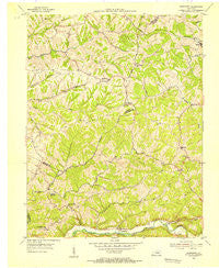 Glensboro Kentucky Historical topographic map, 1:24000 scale, 7.5 X 7.5 Minute, Year 1954