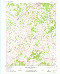 Guston Kentucky Historical topographic map, 1:24000 scale, 7.5 X 7.5 Minute, Year 1961