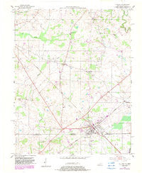 Guthrie Kentucky Historical topographic map, 1:24000 scale, 7.5 X 7.5 Minute, Year 1950