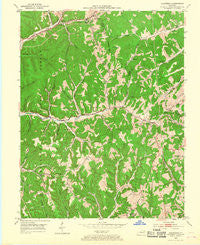 Haldeman Kentucky Historical topographic map, 1:24000 scale, 7.5 X 7.5 Minute, Year 1953