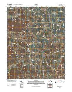Hammonville Kentucky Historical topographic map, 1:24000 scale, 7.5 X 7.5 Minute, Year 2010