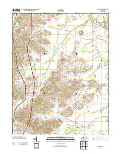 Hanson Kentucky Historical topographic map, 1:24000 scale, 7.5 X 7.5 Minute, Year 2013