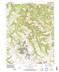 Hardinsburg Kentucky Historical topographic map, 1:24000 scale, 7.5 X 7.5 Minute, Year 1993