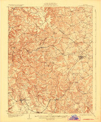 Hardinsburg Kentucky Historical topographic map, 1:62500 scale, 15 X 15 Minute, Year 1931