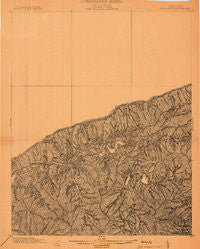 Harlan Kentucky Historical topographic map, 1:48000 scale, 15 X 15 Minute, Year 1903
