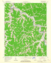 Harold Kentucky Historical topographic map, 1:24000 scale, 7.5 X 7.5 Minute, Year 1954