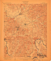 Hartford Kentucky Historical topographic map, 1:62500 scale, 15 X 15 Minute, Year 1909