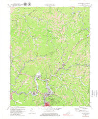 Hazard North Kentucky Historical topographic map, 1:24000 scale, 7.5 X 7.5 Minute, Year 1972