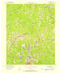 Hazard North Kentucky Historical topographic map, 1:24000 scale, 7.5 X 7.5 Minute, Year 1954