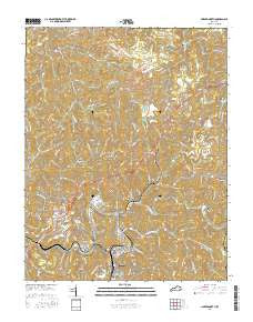 Hazard North Kentucky Current topographic map, 1:24000 scale, 7.5 X 7.5 Minute, Year 2016