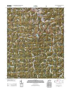 Hazard South Kentucky Historical topographic map, 1:24000 scale, 7.5 X 7.5 Minute, Year 2013