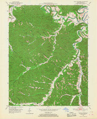 Head Of Grassy Kentucky Historical topographic map, 1:24000 scale, 7.5 X 7.5 Minute, Year 1950