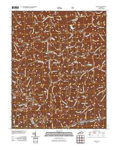 Helton Kentucky Historical topographic map, 1:24000 scale, 7.5 X 7.5 Minute, Year 2011