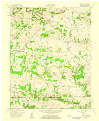 Herndon Kentucky Historical topographic map, 1:24000 scale, 7.5 X 7.5 Minute, Year 1957