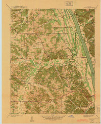 Hiatt Kentucky Historical topographic map, 1:24000 scale, 7.5 X 7.5 Minute, Year 1940