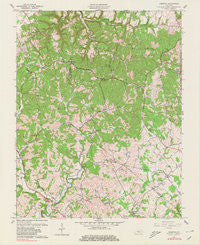Hibernia Kentucky Historical topographic map, 1:24000 scale, 7.5 X 7.5 Minute, Year 1961