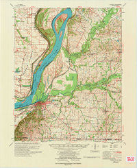 Hickman Kentucky Historical topographic map, 1:62500 scale, 15 X 15 Minute, Year 1972