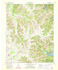 Hico Kentucky Historical topographic map, 1:24000 scale, 7.5 X 7.5 Minute, Year 1955