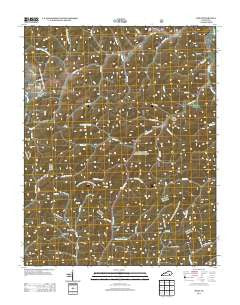 Hima Kentucky Historical topographic map, 1:24000 scale, 7.5 X 7.5 Minute, Year 2013