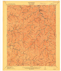 Hindman Kentucky Historical topographic map, 1:62500 scale, 15 X 15 Minute, Year 1915