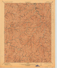Hindman Kentucky Historical topographic map, 1:62500 scale, 15 X 15 Minute, Year 1915