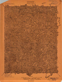 Hindman Kentucky Historical topographic map, 1:48000 scale, 15 X 15 Minute, Year 1912