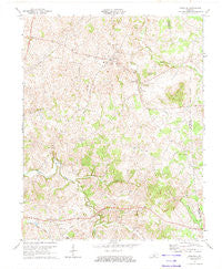 Hiseville Kentucky Historical topographic map, 1:24000 scale, 7.5 X 7.5 Minute, Year 1973