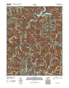 Holland Kentucky Historical topographic map, 1:24000 scale, 7.5 X 7.5 Minute, Year 2010