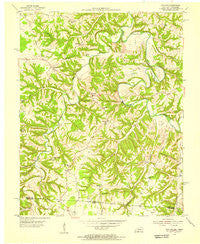 Holland Kentucky Historical topographic map, 1:24000 scale, 7.5 X 7.5 Minute, Year 1954