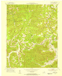 Hollyhill Kentucky Historical topographic map, 1:24000 scale, 7.5 X 7.5 Minute, Year 1952
