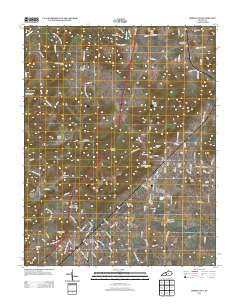 Horse Cave Kentucky Historical topographic map, 1:24000 scale, 7.5 X 7.5 Minute, Year 2013