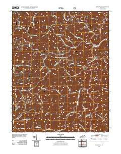 Hoskinston Kentucky Historical topographic map, 1:24000 scale, 7.5 X 7.5 Minute, Year 2011